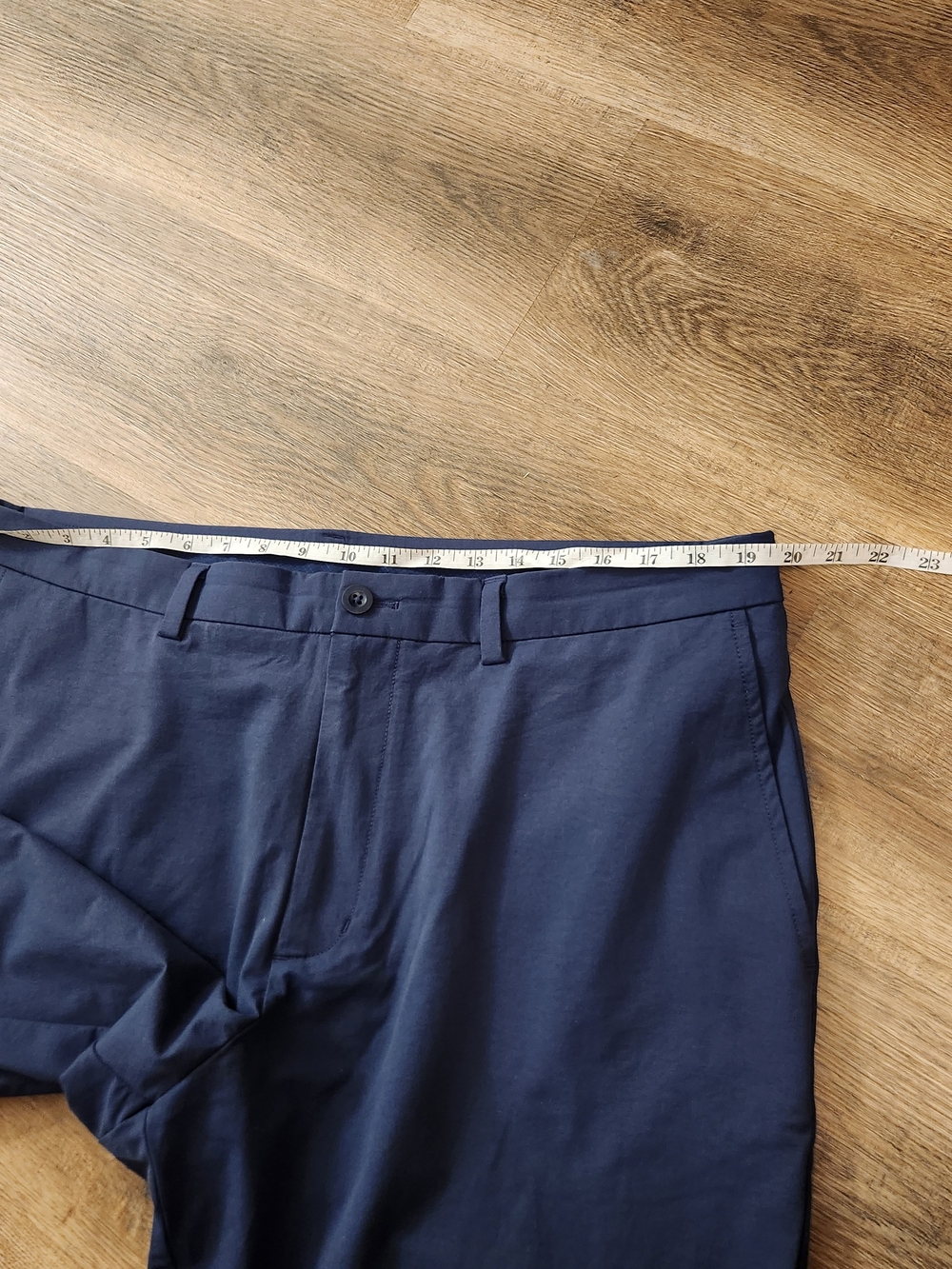 Vineyard Vines OTG Straight Fit Performance Pants Blue Stretch 38x30 Zip pocket - Picture 4 of 7